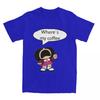 UnisexShirts Funny Mafalda Coffee Accessories Fashion Pure Cotton Short Sleeve T Shirts Round Neck Clothing Christmas Gifts