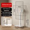 Adjustable Rotating Mobile TV Stand with Wheels (40-80 Inch)