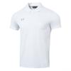 Solid Color Breathable Straight Cut Short Sleeve Polo Shirt Men Tops White 23500507-100