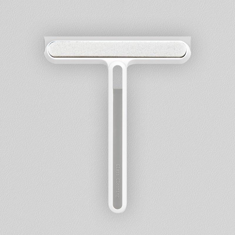 Двусторонний скребок для стекла, многофункциональный инструмент для чистки окон, автомобильный стеклоочиститель