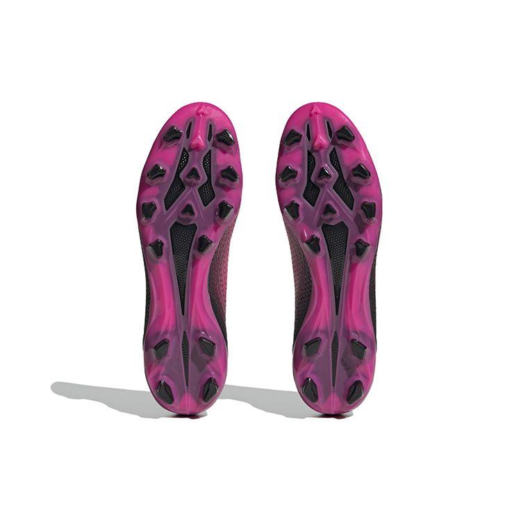 Adidas X Speedportal.2 Многоцелевые бутсы MG (Резиновые короткие шипы) Композитный материал искусственного газона Футбольные бутсы Мужские Футбольные бутсы Розовый Черный GZ5084
