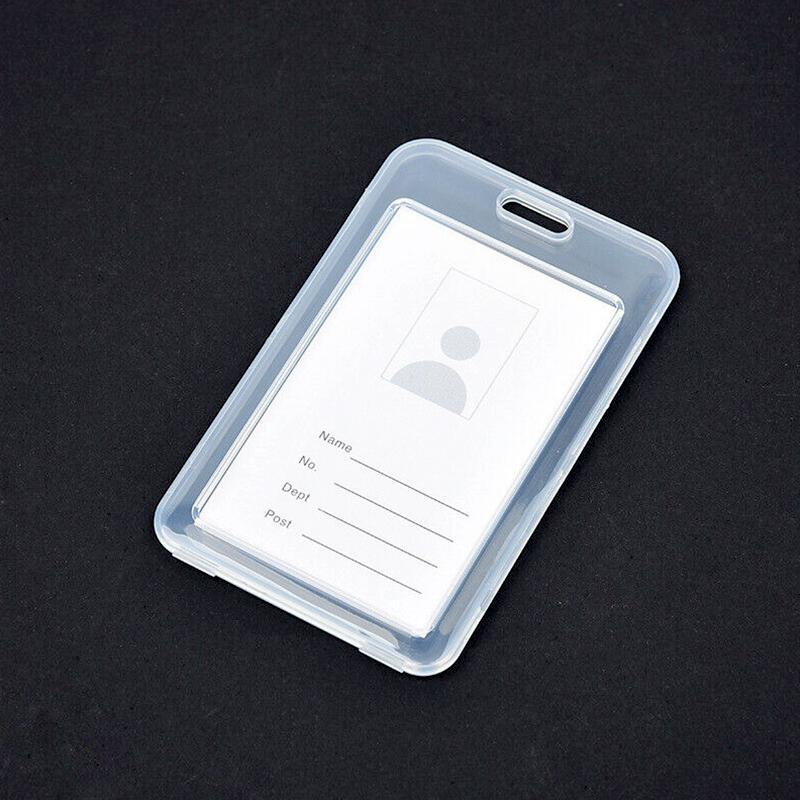 5/10 шт. прозрачный держатель для карт универсальный прозрачный водонепроницаемый защитный чехол унисекс рабочий чехол для удостоверения личности