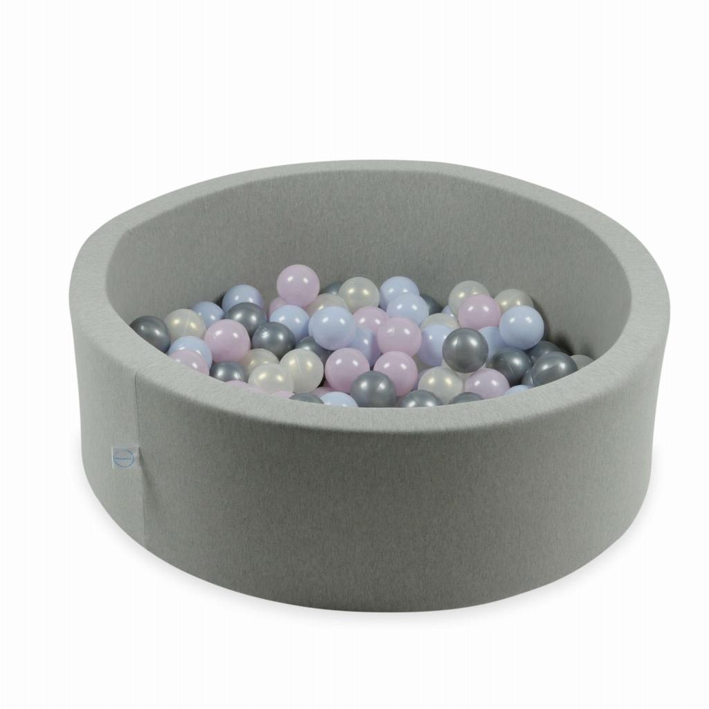 Toy balls ø7cm 100pcs pink pearl, blue pearl, opalescent, silver