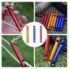 10Pcs Aluminum Alloy Tent Tensioners Two Holes Guyline Cord Adjuster Replacement Tent Rope Adjusters Easy To Use