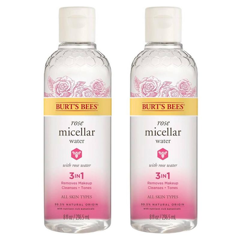 Burt's Bees Rose Micellar Toning Water 236ml 2 Packs, 2 pcs
