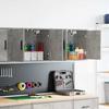 VidaXL Garage Wall Cabinets 2 Pcs Concrete Grey Engineered Wood 860650