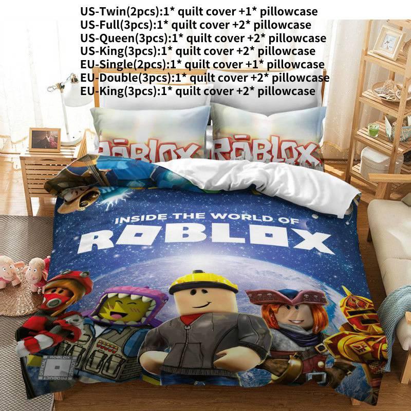 3D Мультяшное Аниме Набор Пухового Одеяла Высококачественная Цифровая Печать 3 Предмета Комплект Постельного Белья Студенческое Постельное Белье Пододеяльник Наволочки