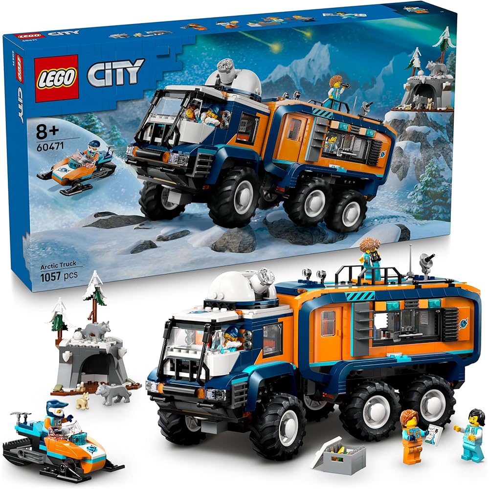 LEGO City Arctic Exploration Mobile Lab Toy for Kids Ages 8-10 Building Blocks Set 60471