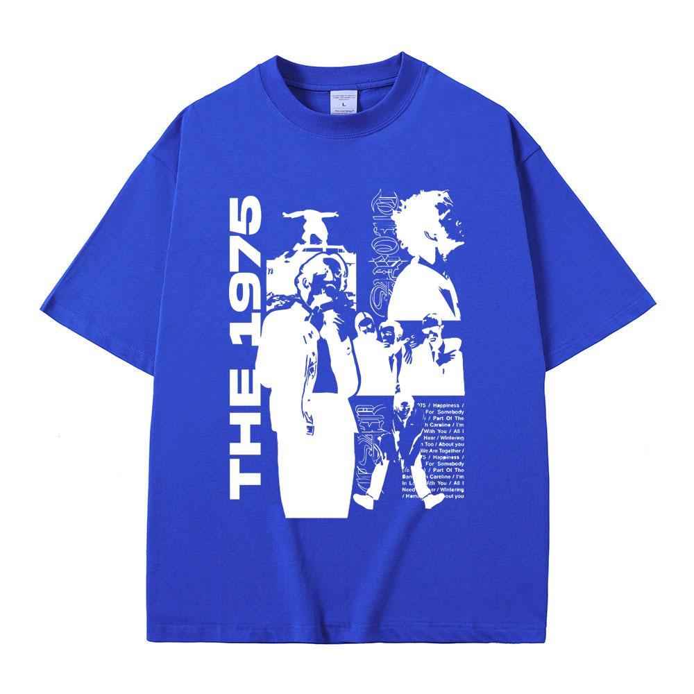 Рок-группа The 1975 Being Funny in A Foreign Language Принт Футболка Футболки с графикой Мэтти Хили Инди Альтернативная Мода Футболка