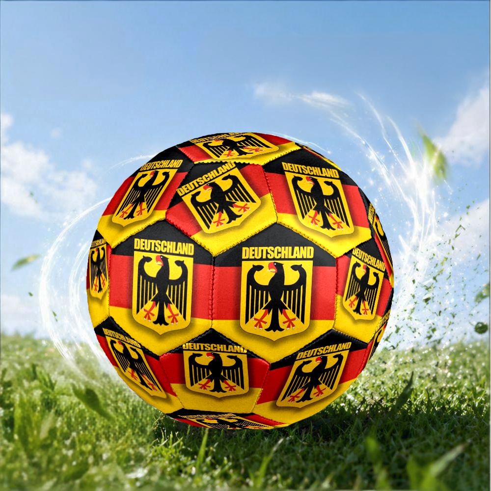 Eagle Emblem Of Germany Size 5 Soccer Ball,Indoor/Outdoor Suitable for Training Matches Tournaments Practice Games Perfect Gift for Fan