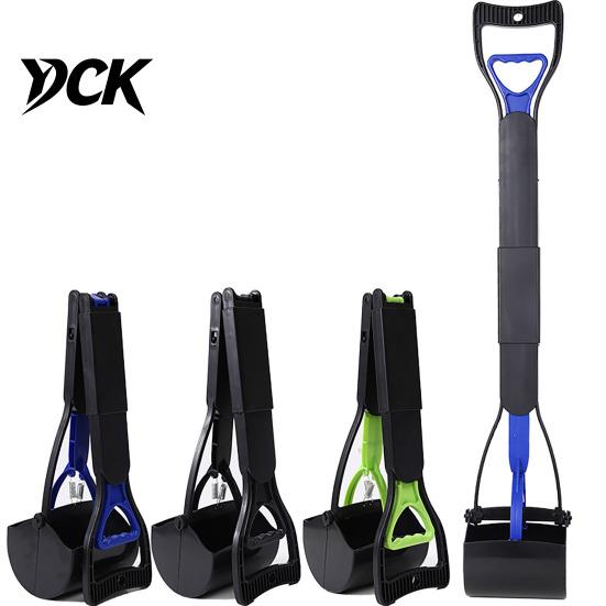 Large And Medium Dog Waste Scooper Pooper Scooper, Portable Pet Cleanup Tool with 20 Bags, Non Stick ABS Plastic Carry Case, Foldable for Yard, Lawn,