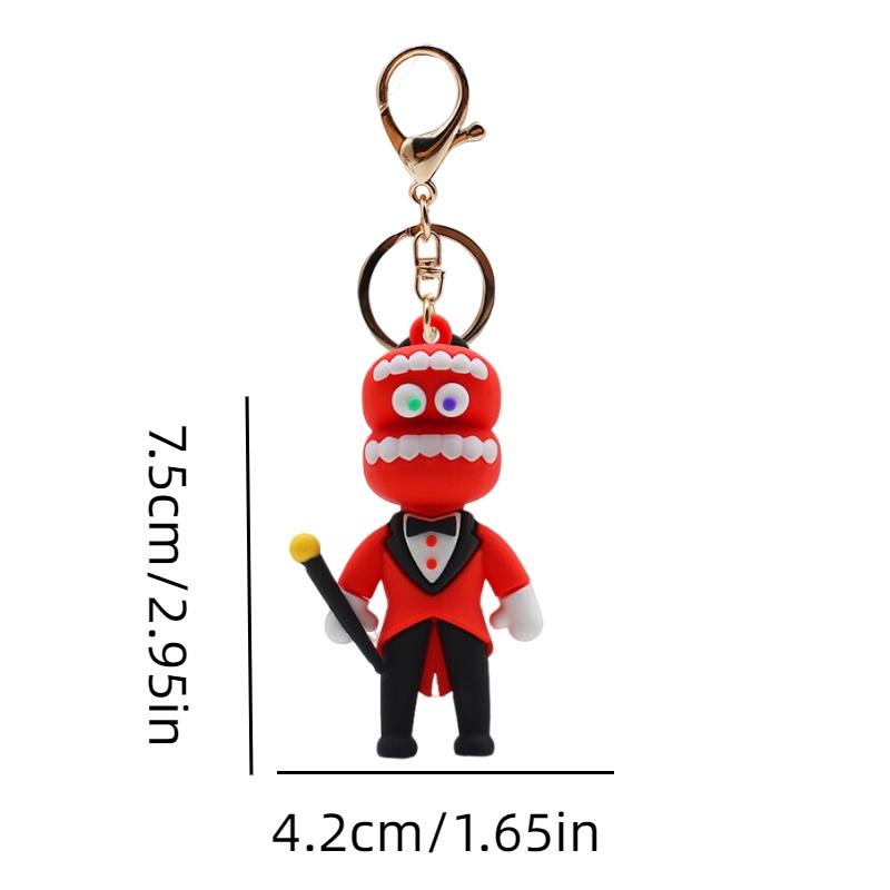 Удивительный цифровой цирк Силиконовый брелок-подвеска Идеально подходит для подарка на дни рождения, выпускные и многое другое!