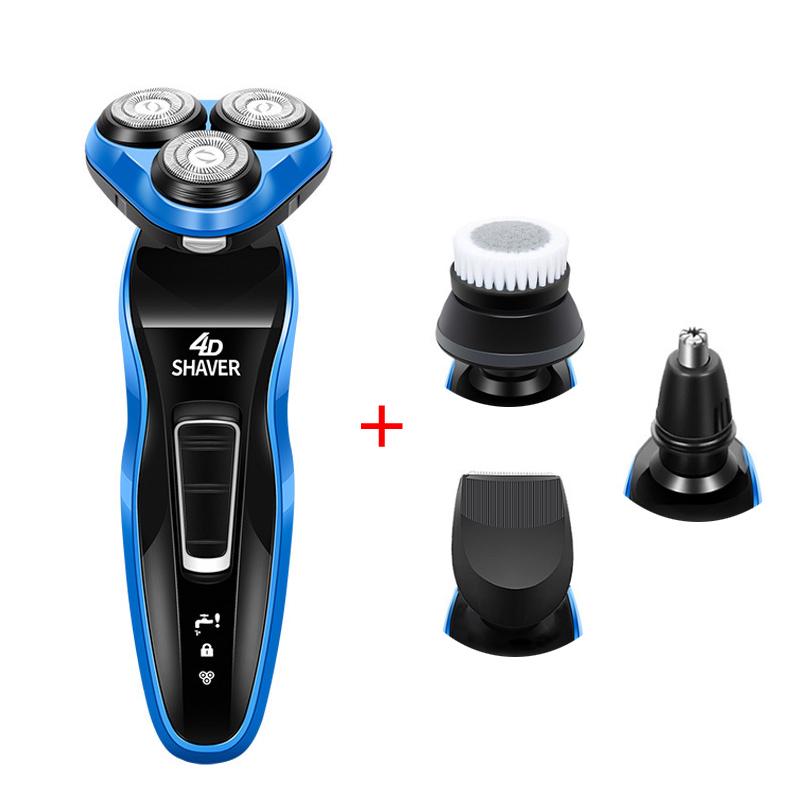 4 In 1 Male Electric Shaver Whole Body Washable Shaving Machine Rechargeable Beard Trimmer