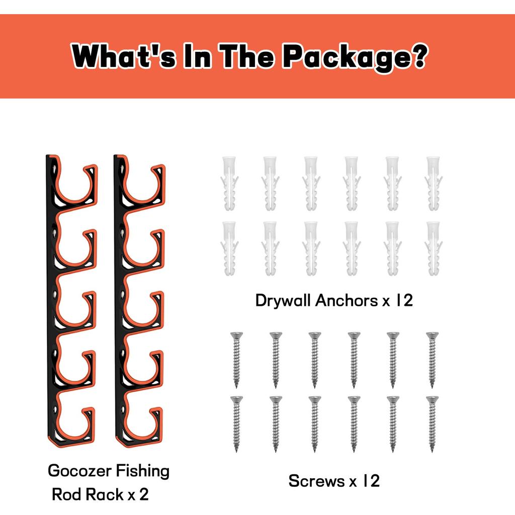 H5 настенная или потолочная стойка для удочек с мягкими защитными накладками, ящик для хранения удочек