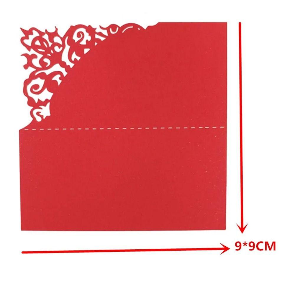 10pcs Blank Wedding Table Place Cards Seating Number Card Wedding Birthday Party Decoration