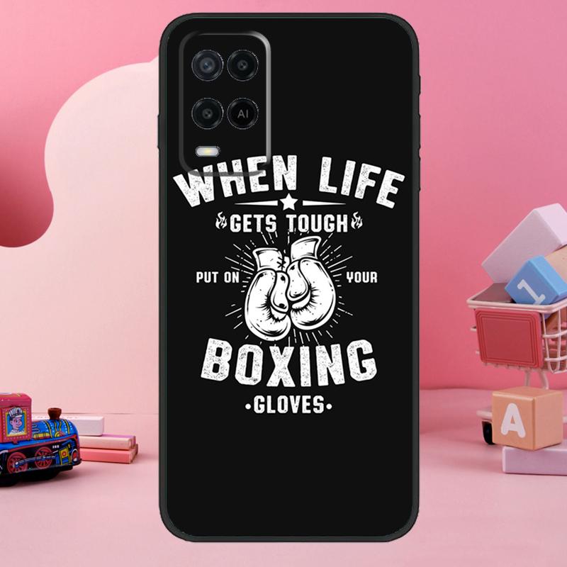 Boxing Gloves Case For Oppo A78 A38 A18 A98 A58 A60 A80 A40 A96 A76 A16 A94 A74 A54 A15 A17 A57 A77 A5 Pro