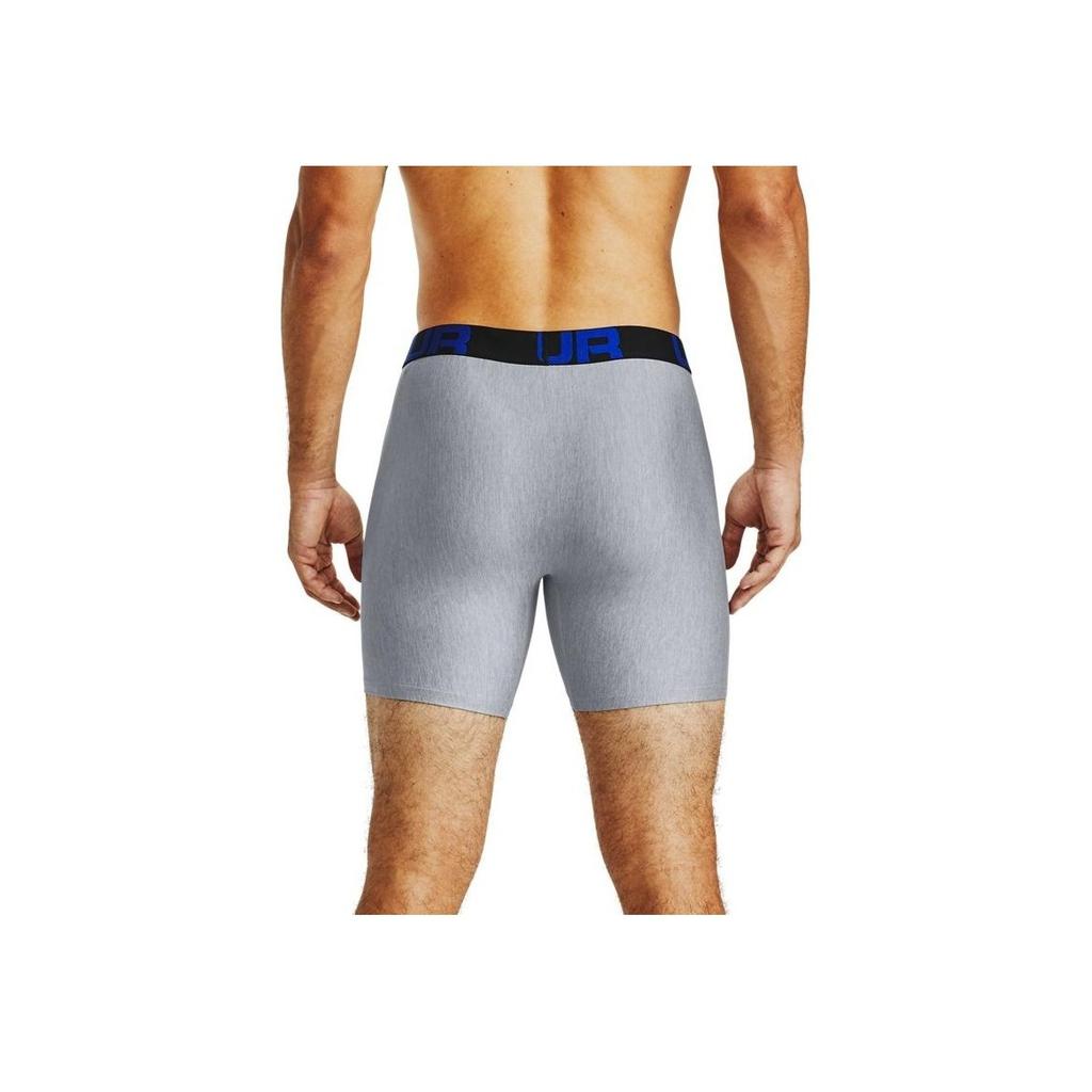 Under Armour Tech Boxerjock растягивающиеся боксеры мужские нижнее белье Ironstone Blue 1363619-408