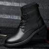 Модные мужские ботинки из натуральной кожи, классические британские мотоциклетные ботинки, обувь для отдыха и прогулок на свежем воздухе, мягкие мужские теплые зимние ботинки