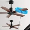 Extendable Ceiling Fan Duster with Adjustable Length - Heavy-Duty Plastic & Superfine Fiber Head, Ceiling Fan Duster, Ceiling Fan Cleaning