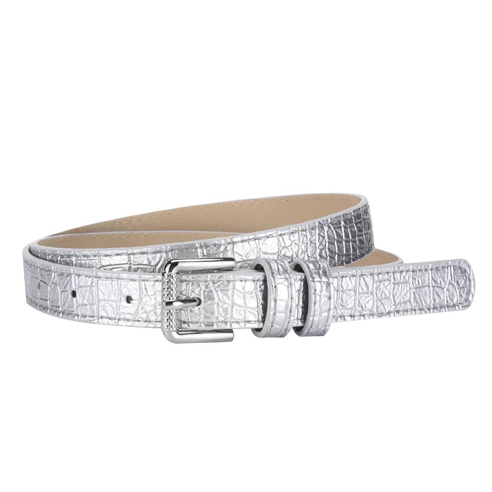 Crocodile Pattern Women's Belt PU Leather Leather Belt Vintage Waistband Belts Pants