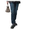 Happy Honu Wide Denim Pants with Center Plus Sizes Elastic Loose Size 4L NE Press, M-4L, Women's, Waist, Fit, Stylish,