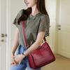 Women's Crossbody Bag Multi-Layer Bag Soft Leather Middle-Aged Mother Shoulder Bag