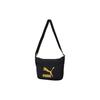 New Fabric Messenger Bag, Shoulder Bag Unisex Black 078817-01