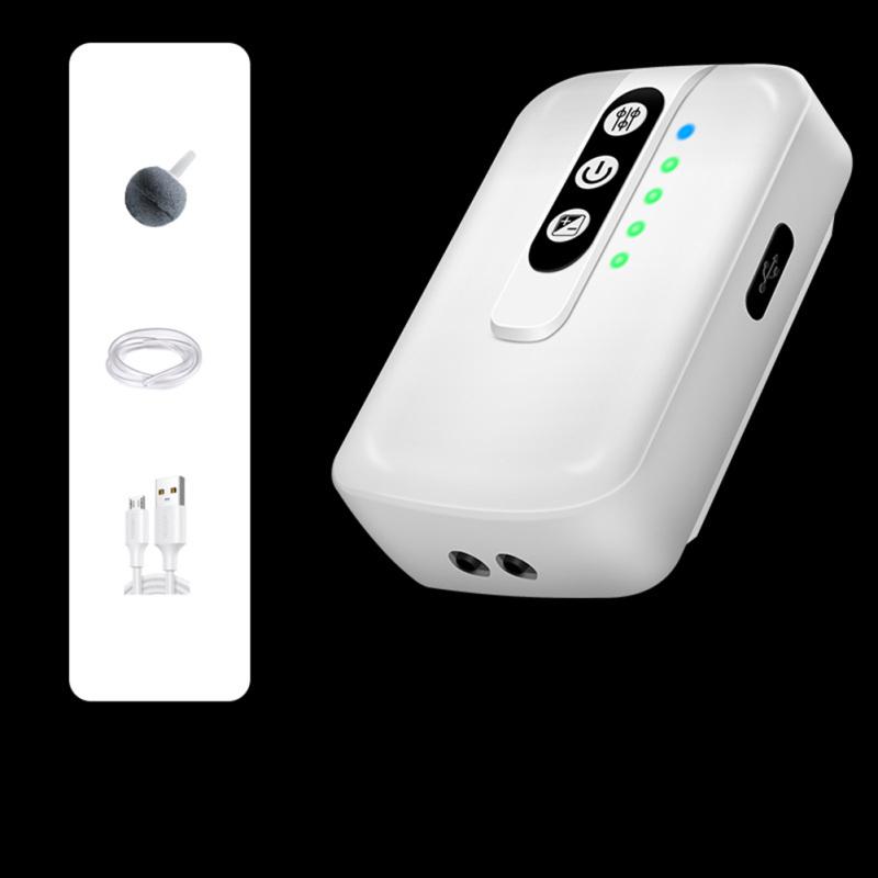 Портативный кислородный насос USB перезаряжаемый открытый ультра бесшумный воздушный компрессор для аквариума