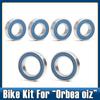 Комплект подшипников втулки колеса велосипеда MAX Bearings 15*24*5мм 10*19*5мм ( 6 шт ) Велосипедная ось (шарнир) Хромированная сталь Для Orbea Oiz Набор шарикоподшипников
