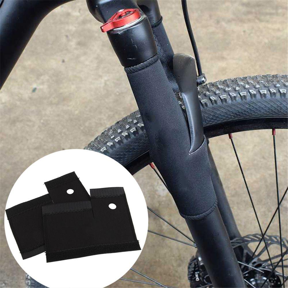 Cycling 1 Pair Protective Pad Fork Frame Mountain Bike Front Fork Guard Protector Wrap Cover