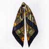Women’s Fashionable and Versatile Faux Silk Headscarf with Cashew Nut Pattern