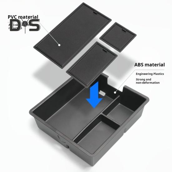 Центральный консольный органайзер для Lexus GX 550 Вставной ящик для хранения вещей Внутренний водонепроницаемый нескользящий резиновый коврик Солнцезащитные очки Салфетки Ключи Мобильные телефоны Автомобиль