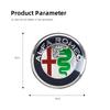 OUVKF1 60mm Car Wheel Hub Cover Tires Center Replace Cap Accessories For Alfa Romeo 156 159 147 4C 8C 166 Giulia Giulietta Mito Stelvio