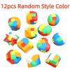 3D Puzzle Luban Lock Keychain Brain Teaser Game Magic Mini Cube Intellectual Children Educational Toys For Kids Adult Antistress