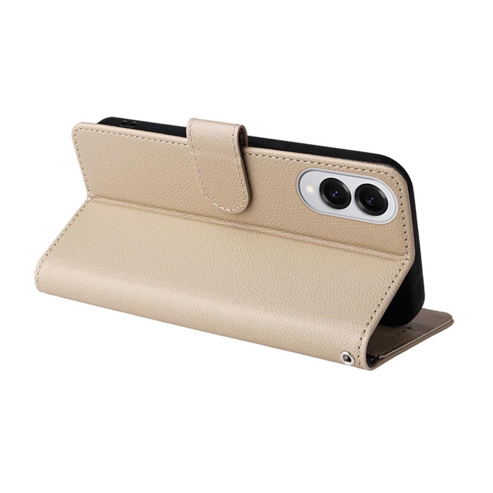 Чехол-книжка для Samsung Galaxy S25 Edge с блокировкой RFID, 3 слотами для карт, кожаный чехол для телефона из ПУ с ремешком на запястье