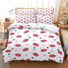 3D Summer Tropical Fruit Duvet Cover with Pillowcase King Full Size Queen Double Bed Quilt Case Linens Single Twin Bedding Sets