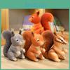 Plush Cartoon Squirrel Toy Cartoon Stuffed Doll Decoration Kids Gifts Cute