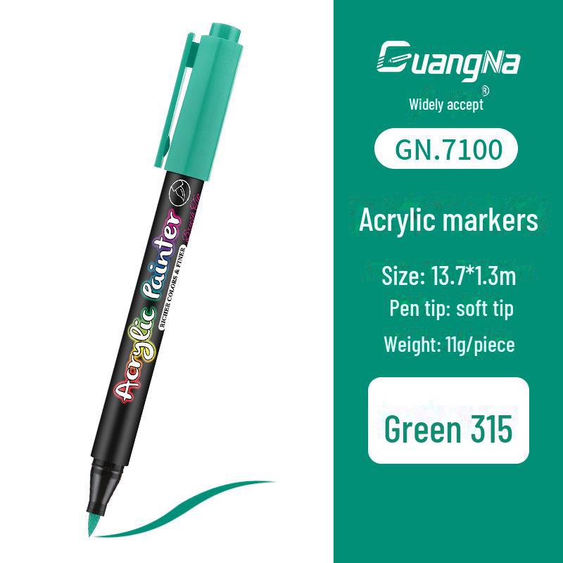 Acrylic Water-Based Paint Marker Pen for DIY, Graffiti, Body Painting - Soft Head Hand Account Painting Pen