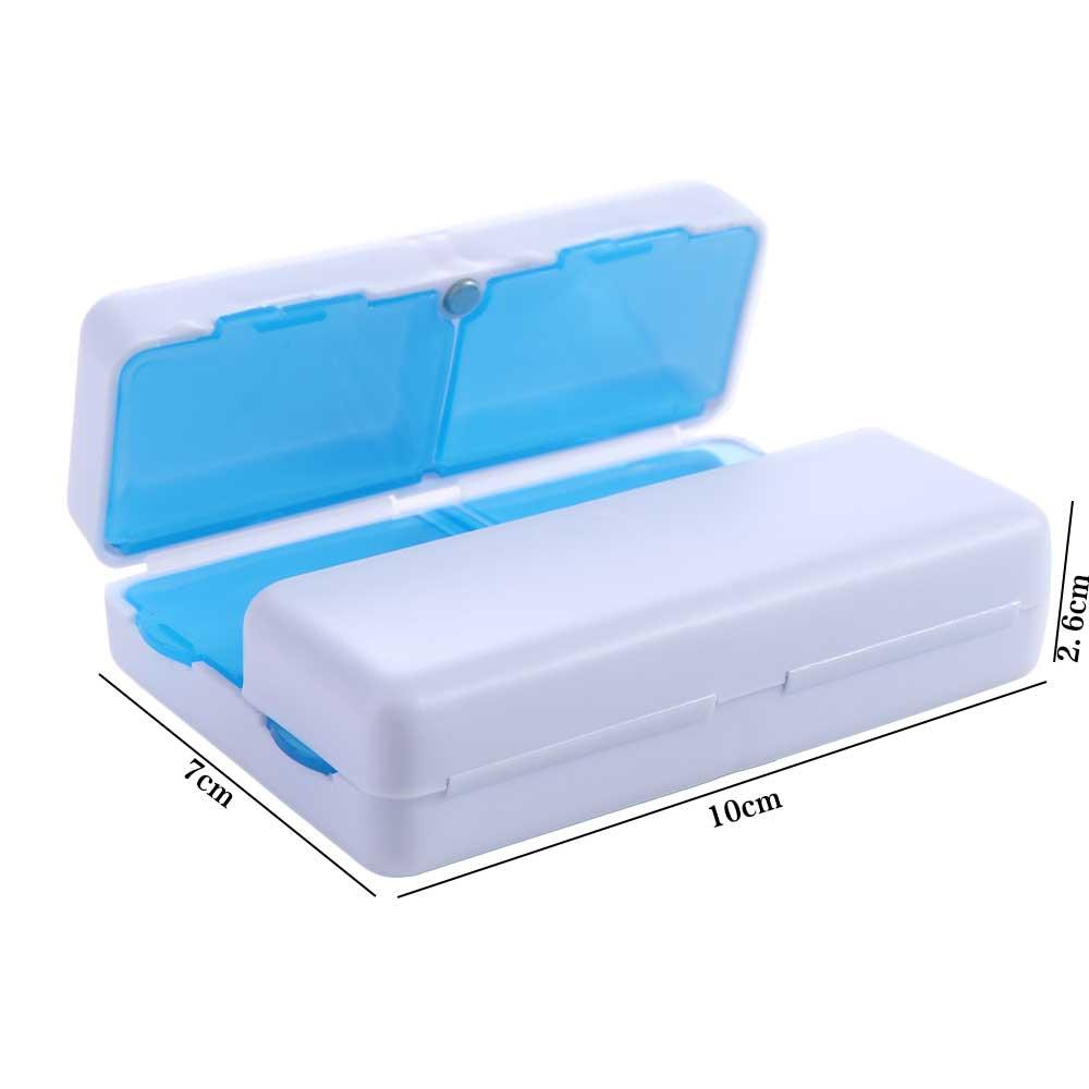 Waterproof Pill Box Weekly Pill Box Pills Organizer Portable Pill Case Household