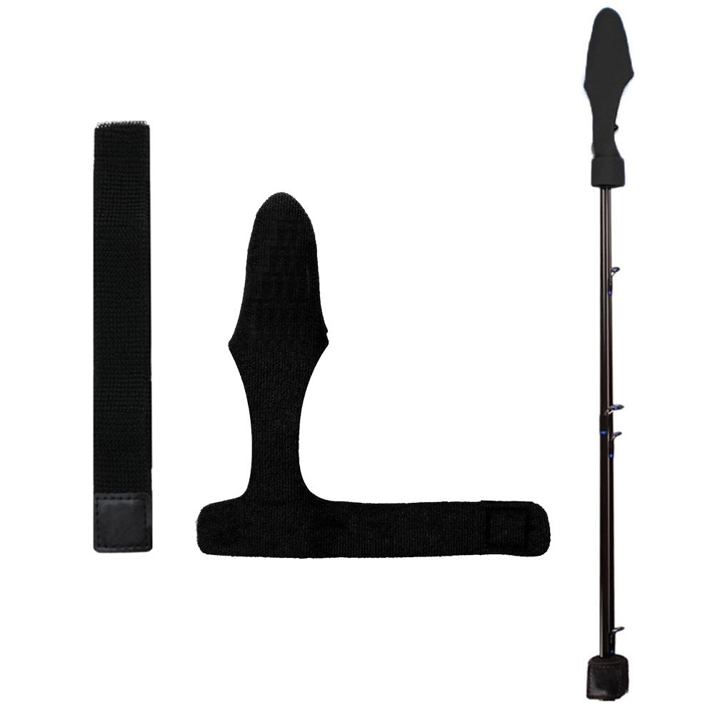 2x Fishing Rod Tie Tip Cover Sleeves Pole Tie Strap Fastener Protector Cases Fishing Rod Tip Cover Strap for Fisherman