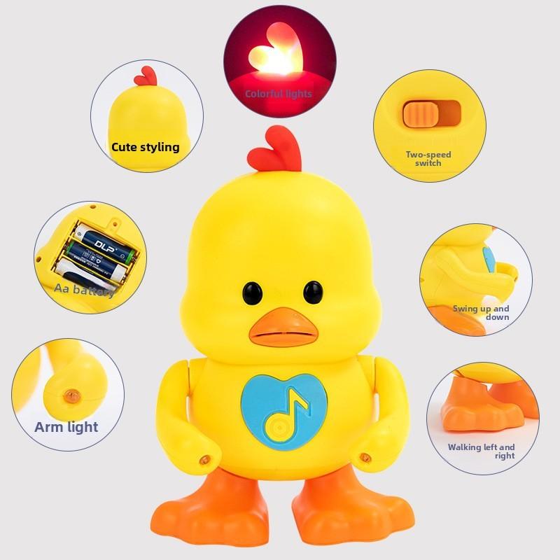 Dancing Duck Toy With Sing Musical Light For Children Gifts Education Early