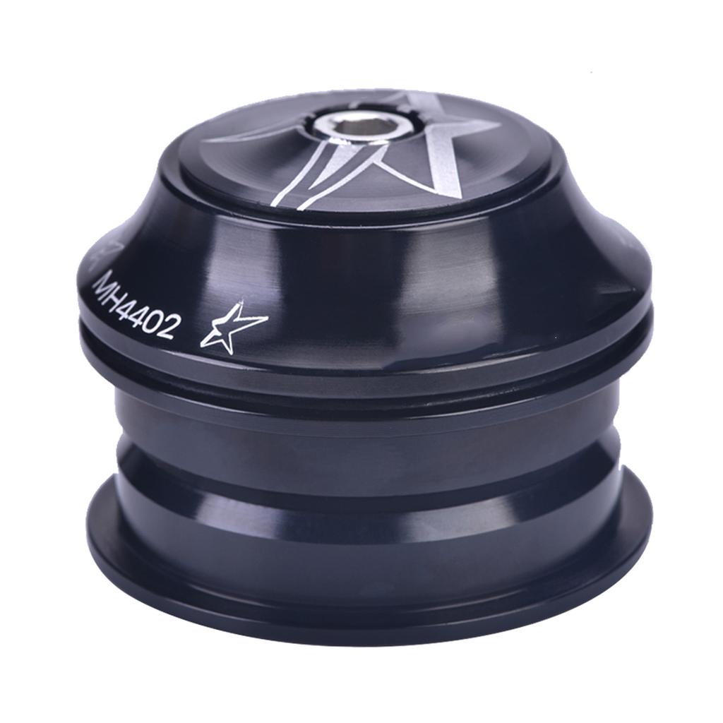 Алюминиевый сплав велосипеда передняя вилка шток рулевая колонка сменные снасти велосипедный аксессуар (черный)