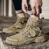 Platform Desert Boots Men Comfortable Non-Slip Work Boots Camouflage Man Shoes Outdoor Sneakers Men's Winter Shoe Botas New