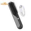 Портативная расческа для волос с подогревом, 3 регулируемых температуры, быстрый нагрев, беспроводная расческа для выпрямления волос, не повреждающая щетка для ухода за волосами, парикмахерский инструмент