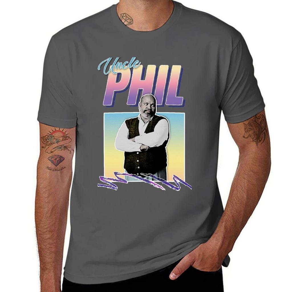 Uncle Phil 90s Style Retro Tribute Design Tshirt T Shirts For Unisex Pack White Tshirt