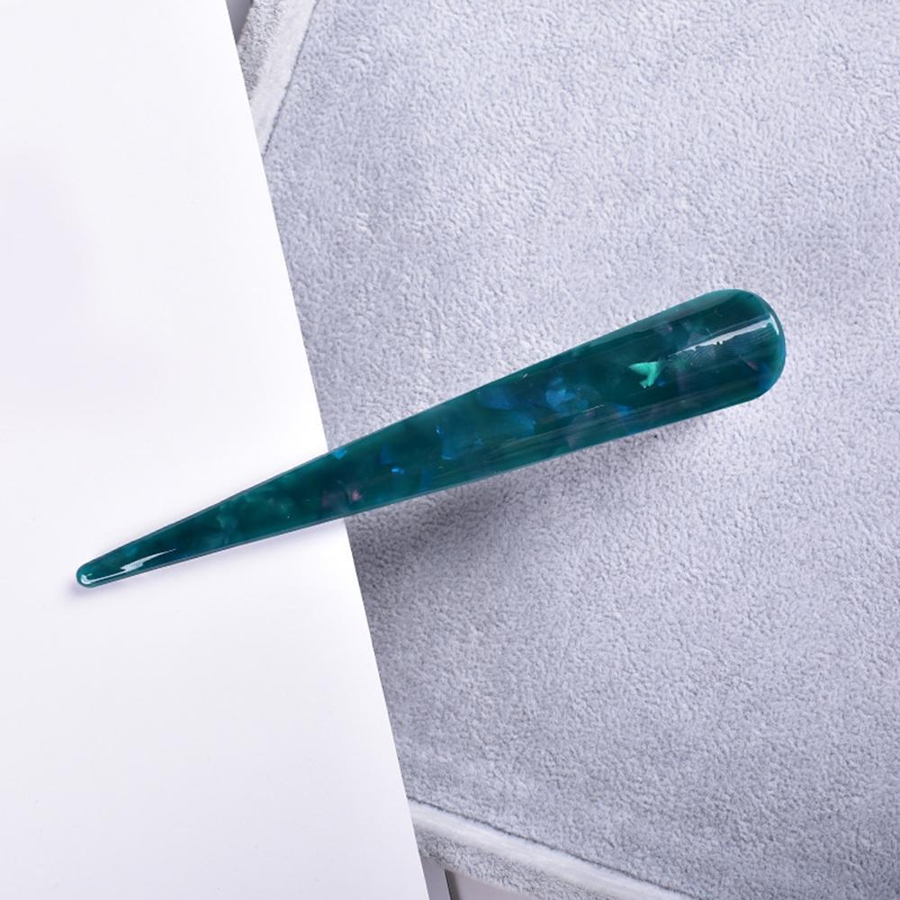 Women Barrette Long Stick Metal Hairgrips Non-Slip Large Alligator Hair Clips Acetic Acid Hairpin