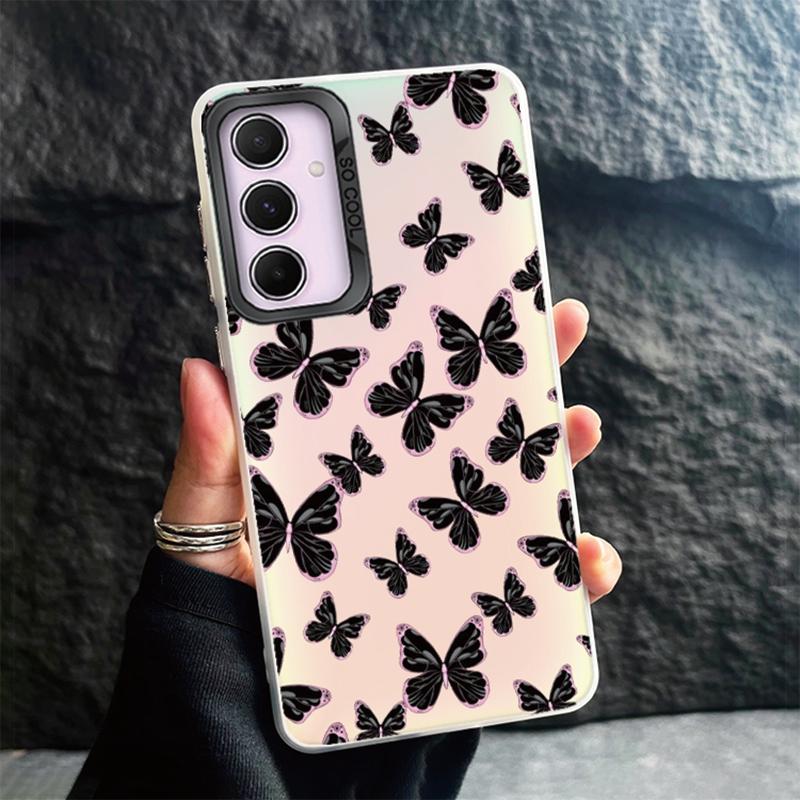 Чехол для телефона Samsung S24 Ultra S23 Plus S22 S21 S20 FE A55 A54 A53 A35 A34 A32 A25 A24 A15 A14 A13 5G противоударный бампер градиентный чехол Aurora