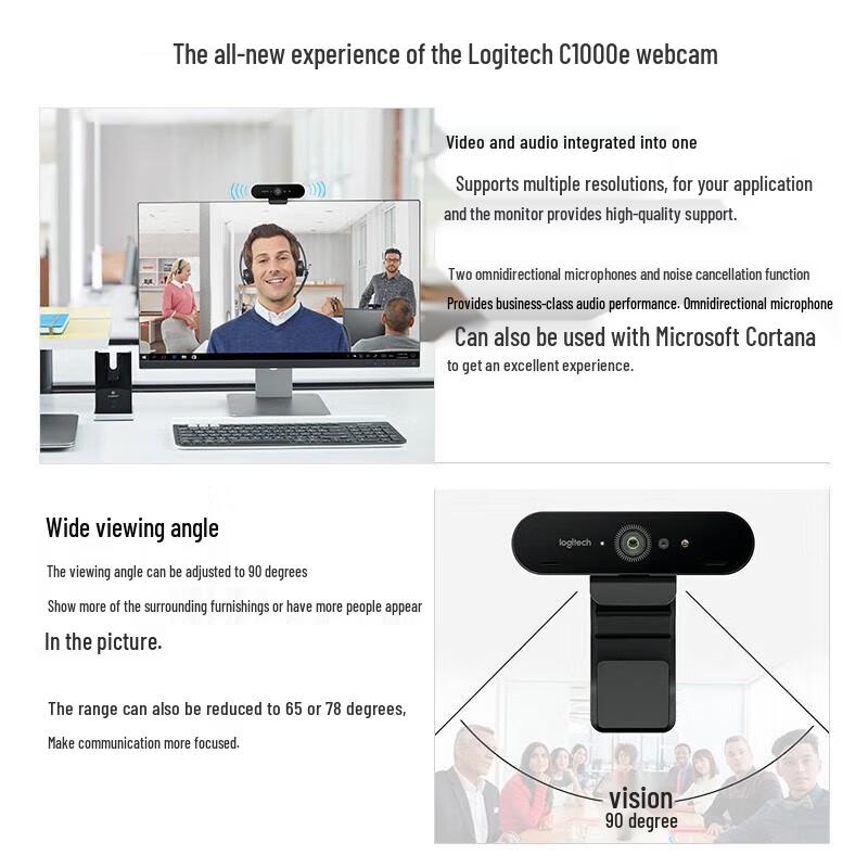 Logitech Brio 4K Ultra HD Webcam