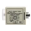 Реле времени с задержкой включения Мини Многодиапазонное Регулируемое a B Двойной режим AH3 ND AC220V