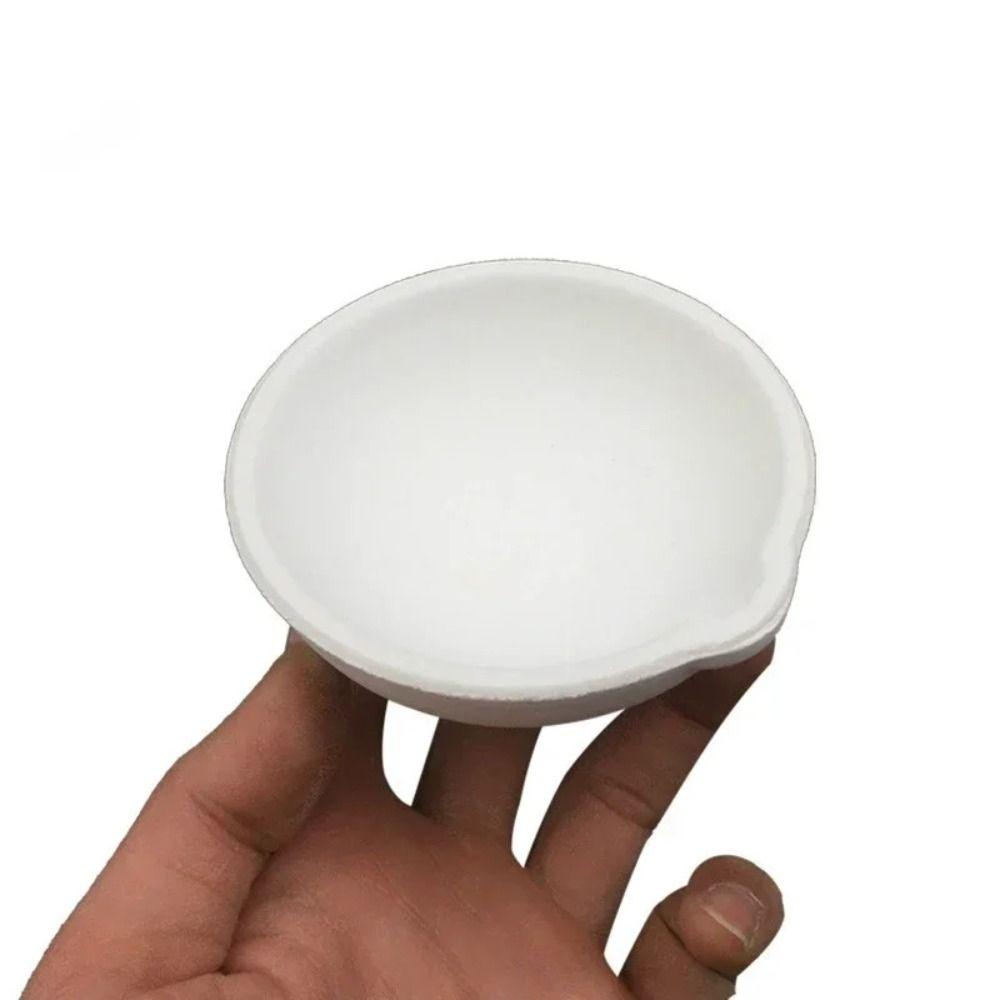 Heat-resistant Melting Bowl Round Jewelry Casting Tools Convenient Furnace Tools  Platinum Refining